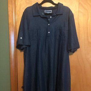 Karen Scott XXL Woven Dress Medium Wash